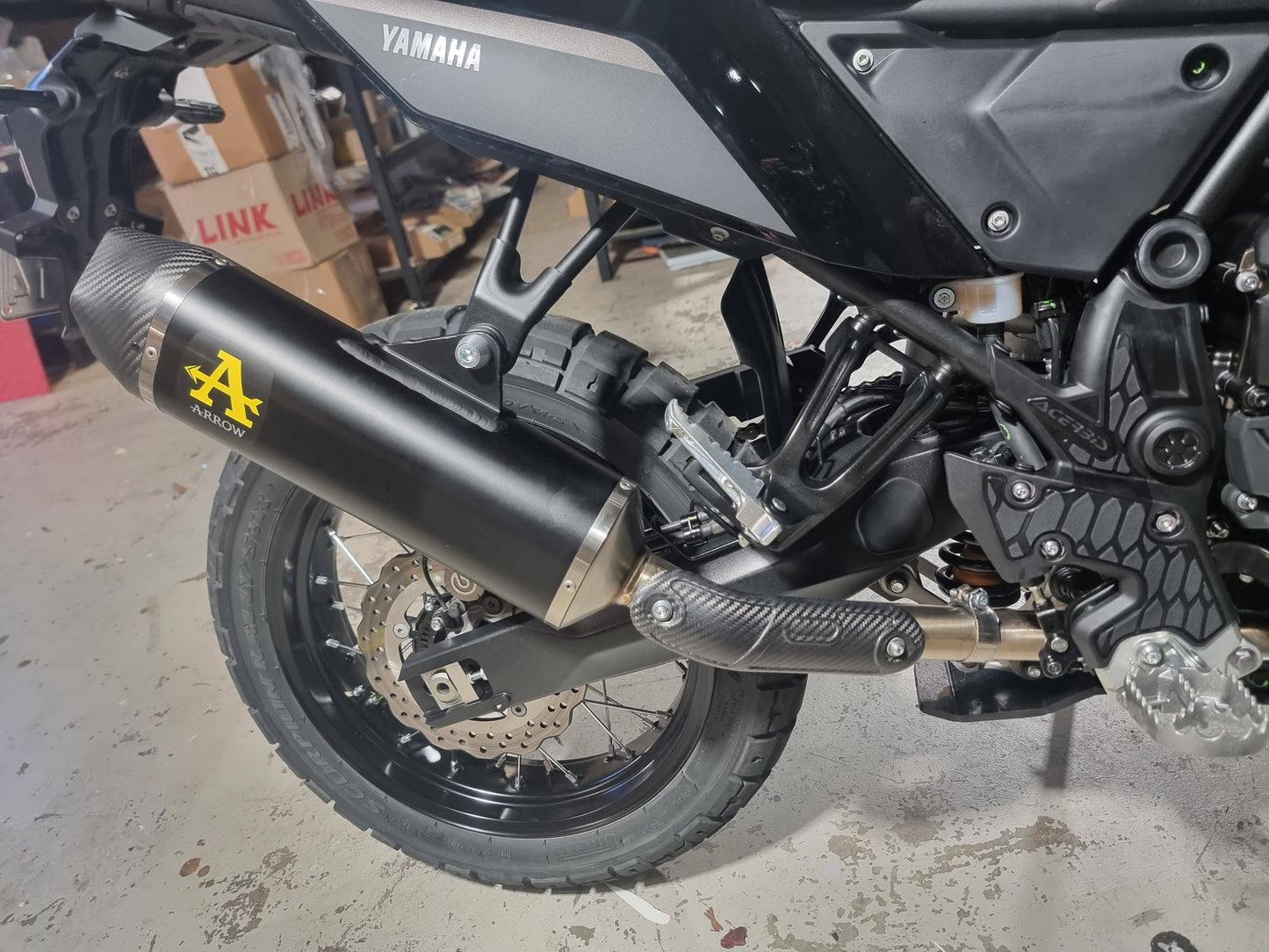 ARROW ACCESSORY - CARBON FIBRE HEAT SHIELD YAMAHA TENERE 700