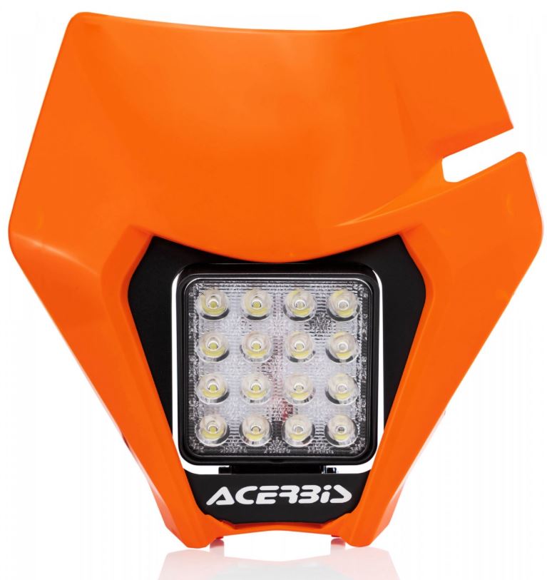 ACERBIS HEADLIGHT VSL KTM EXC EXCF 20-23 ORANGE