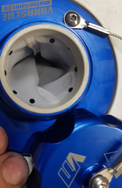 Fuel filler filter sock suits all Vanasche filler necks