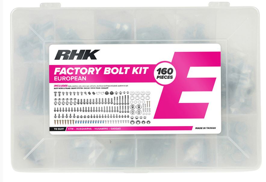 European Bike Bolt Kit 160 pieces KTM