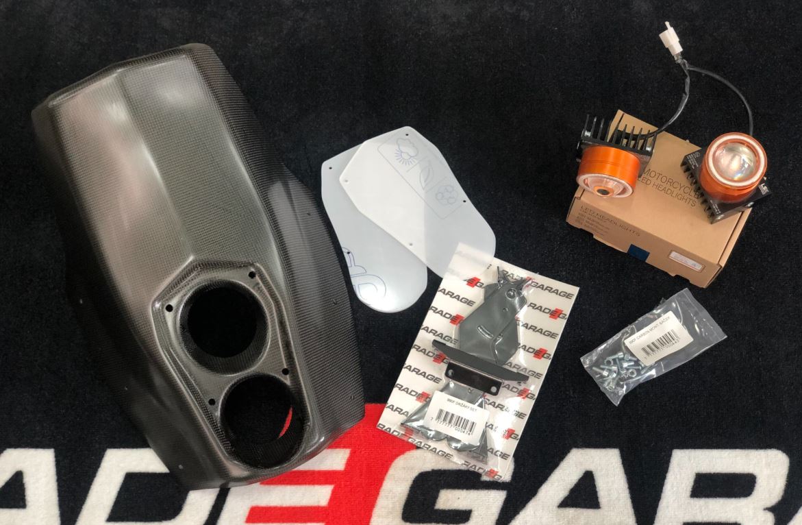 Rade Garage Screen - KTM 990 RRL kit