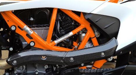 Wings Long exhaust guard For KTM690 2019-2024
