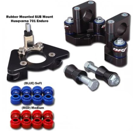 Husqvarna 701 2016-2024 ,KTM690 2019-2024 & GasGas700 Rubber Sub Mount / Tower BRP