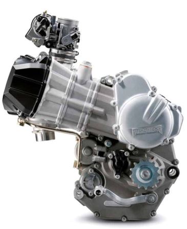 HUSABERG 70 DEGREE ENGINE AND EXHAUST