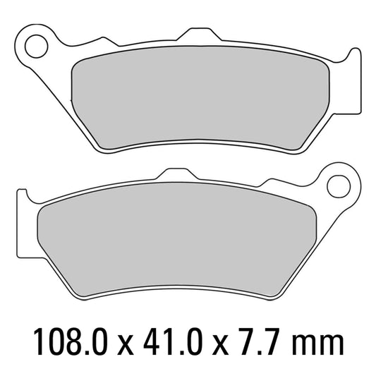 FERODO BRAKE DISC PAD SET FRONT