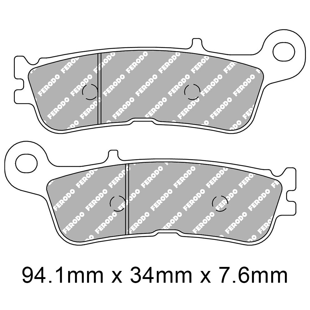 Front Brake Pads FERODO Disc Pad Set - FDB2323 SG Sinter Grip Sintered Compound - Off-Road