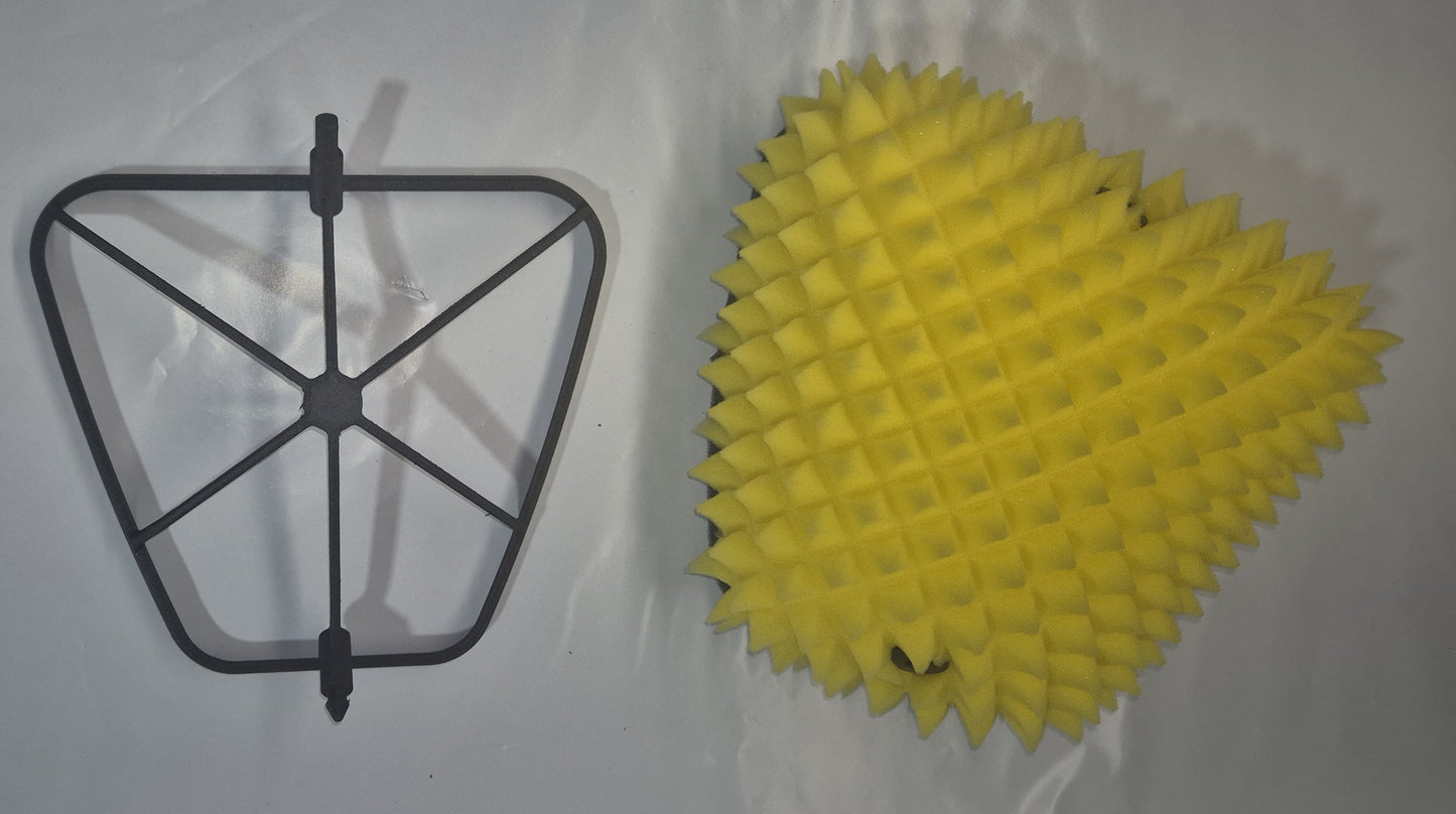 No Mesh Air filter cage and Funnelweb filter kit to suit Yamaha YZ250 & YZ/WR450 2023-2025