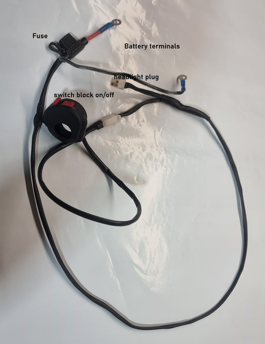 ABC 12V battery to Headlight Harness