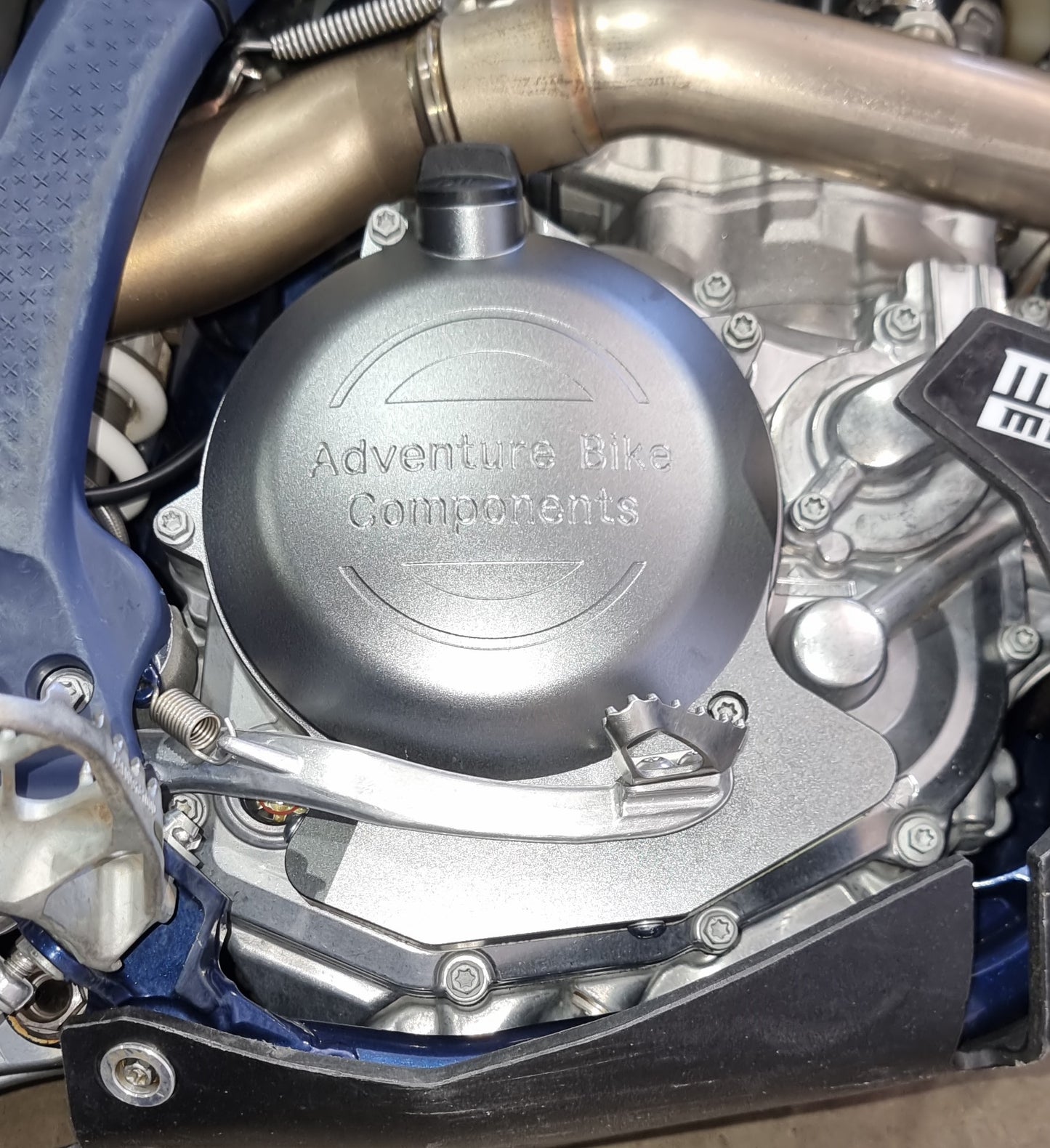 Remote mounted oil filter and Larger clutch cover kit