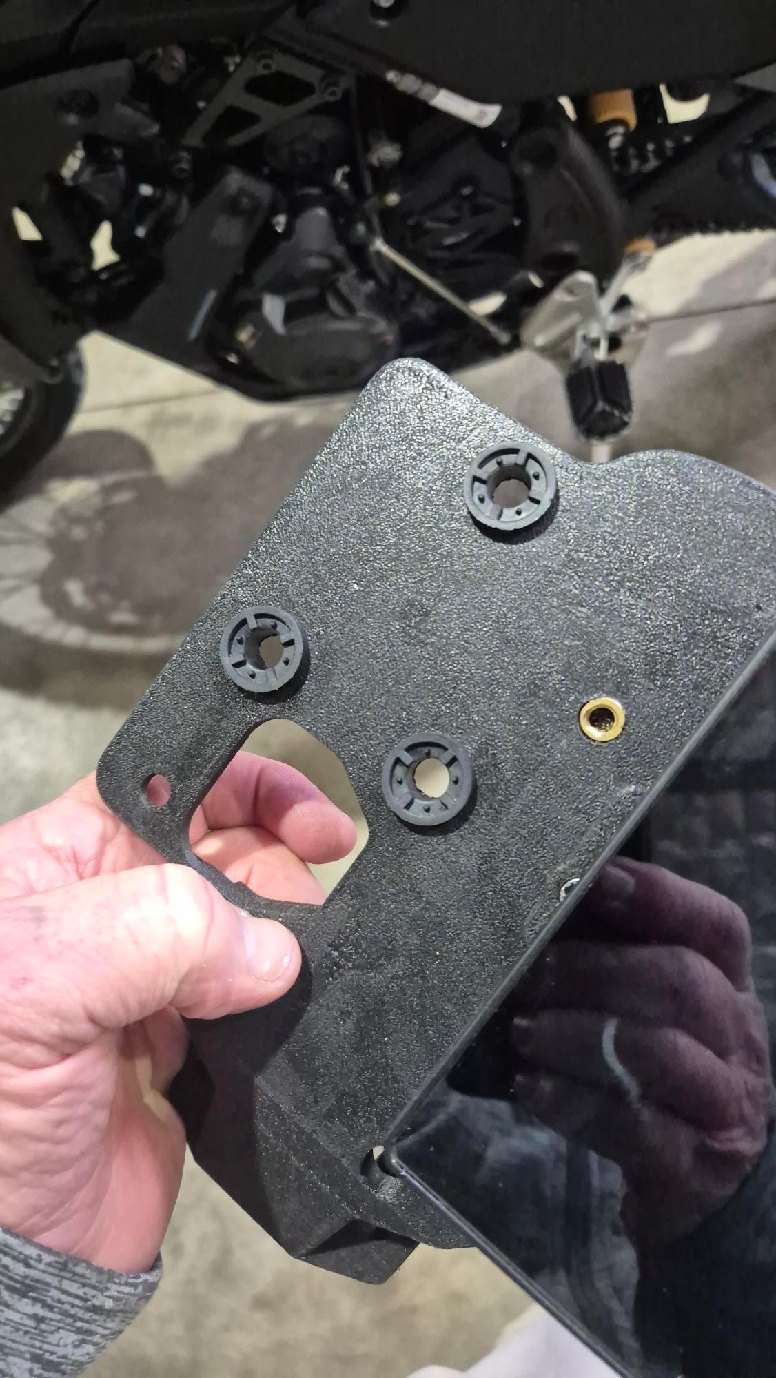 Yamaha Tenere T700 2025 Side by Side GPS Dash Mounting Plate