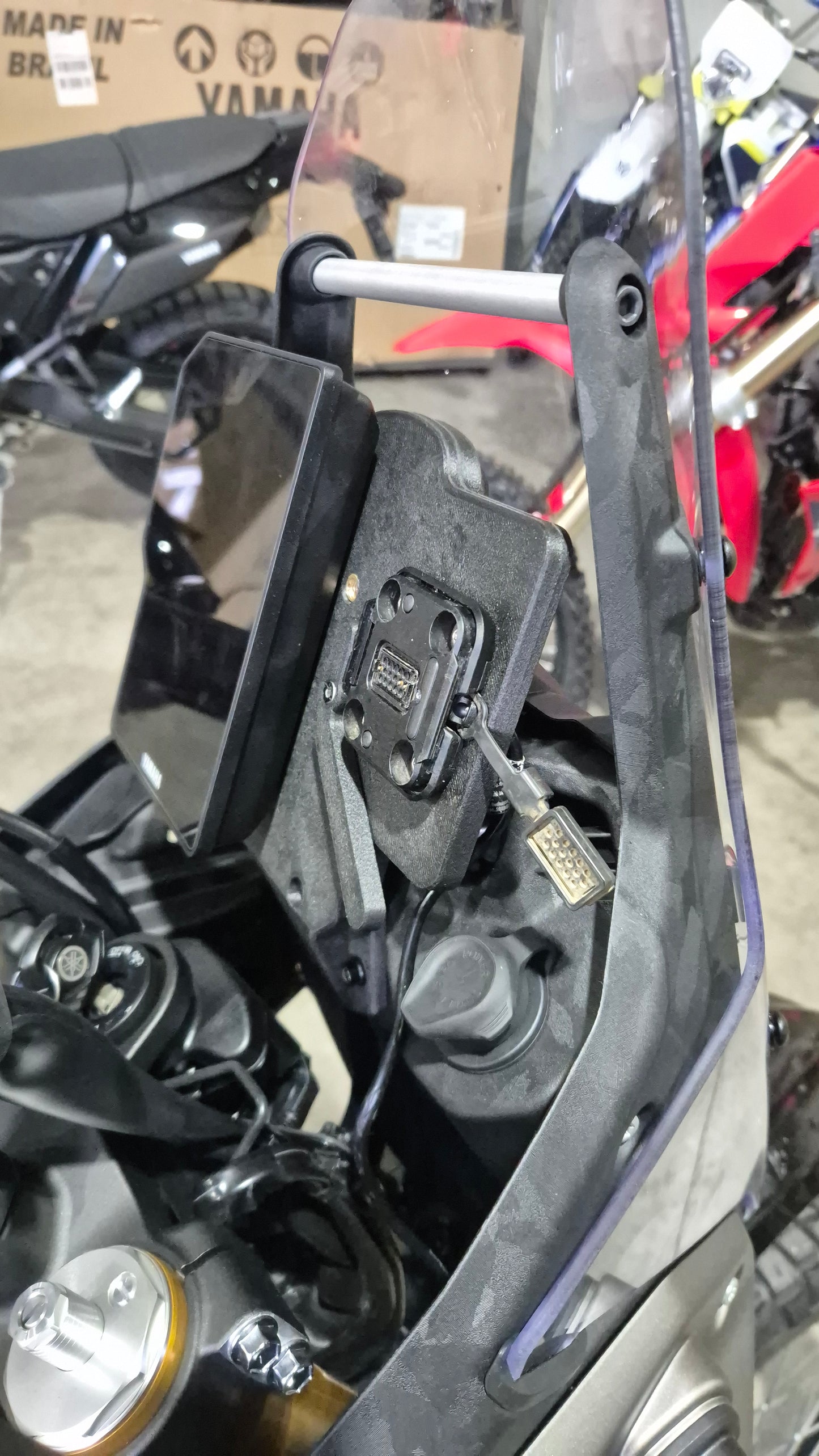 Yamaha Tenere T700 2025 Side by Side GPS Dash Mounting Plate