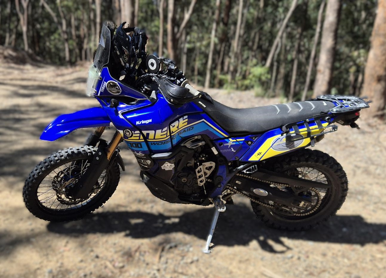 Rtech Yamaha XTZ 690 TENERE (T7) 2019-2025 Fork Protectors and High Fender Kit