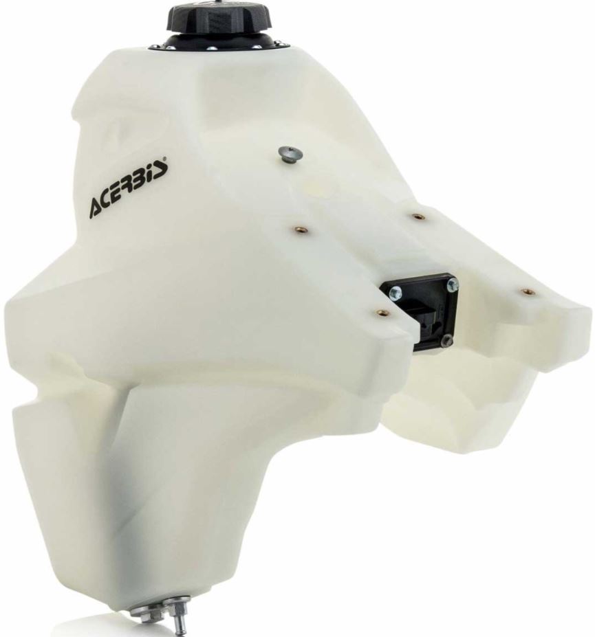 ACERBIS FUEL TANK KTM EXCTPI/ EXCf 17-19 SXf 16-18 12/15 LITRE Black/Clear