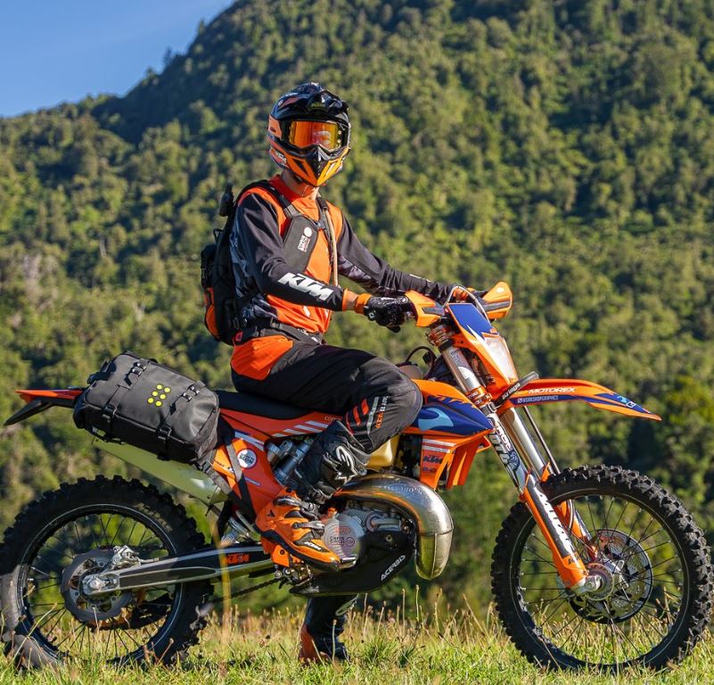 Kriega OS-BASE and Bags to suit Dirt bike Kit