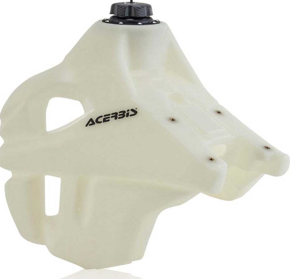 ACERBIS FUEL TANK KTM EXCTPI/ EXCf 17-19 SXf 16-18 12/15 LITRE Black/Clear