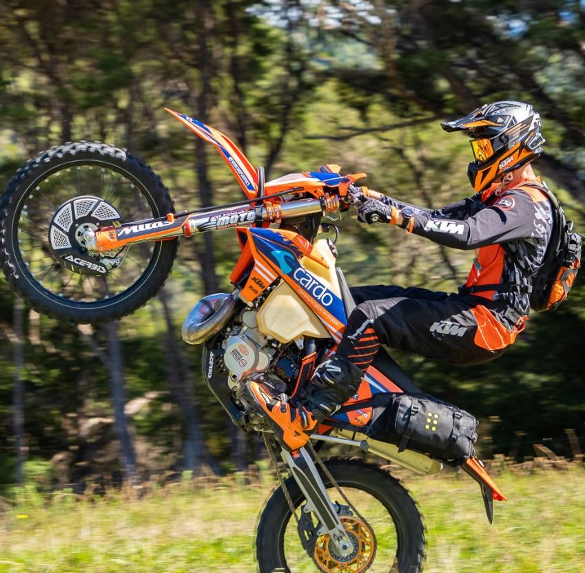 Kriega OS-BASE and Bags to suit Dirt bike Kit