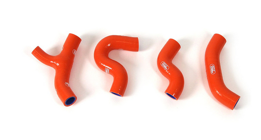 Samco KTMEXCF 450/500 Orange silicon coolant TEE hose kit.