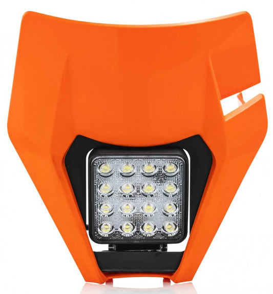 ACERBIS HEADLIGHT VSL KTM EXC EXCF 17-19 ORANGE