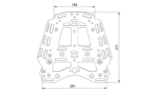 Perun Moto Billet Rack (suit) KTM 790/890 Large (New)