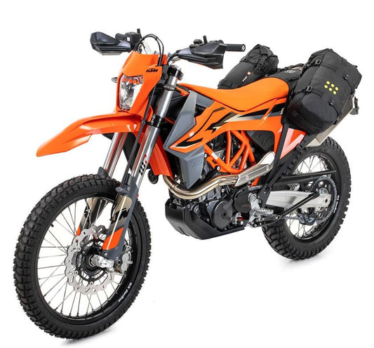 Kriega OS-BASE and Bags to suit KTM 690 + HUSQVARNA 701 + GASGAS 700