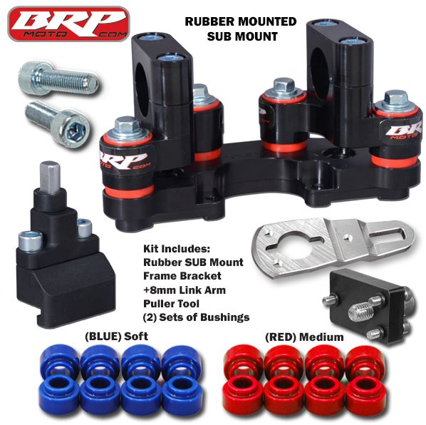 BRP Rubber Mounted SUB Mount & Frame Bracket 19-23 KTM 790/890 Adventure R