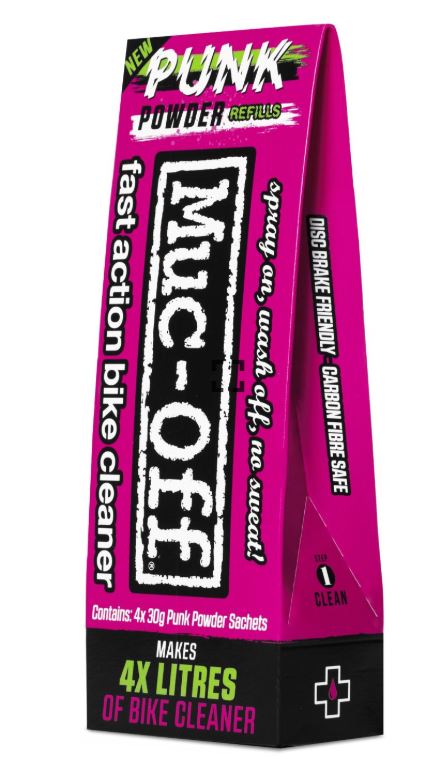 MUC-OFF MOTORCYCLE PUNK POWDER BIKE CLEANER 4 PACK