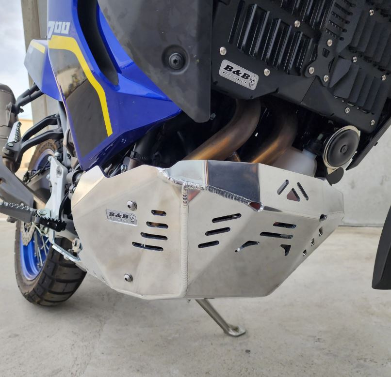 Bash Plate for Yamaha XT690/T700 Tenere 2023 Euro 5 WORLD RAID EDITION -fitted with factory crash bars