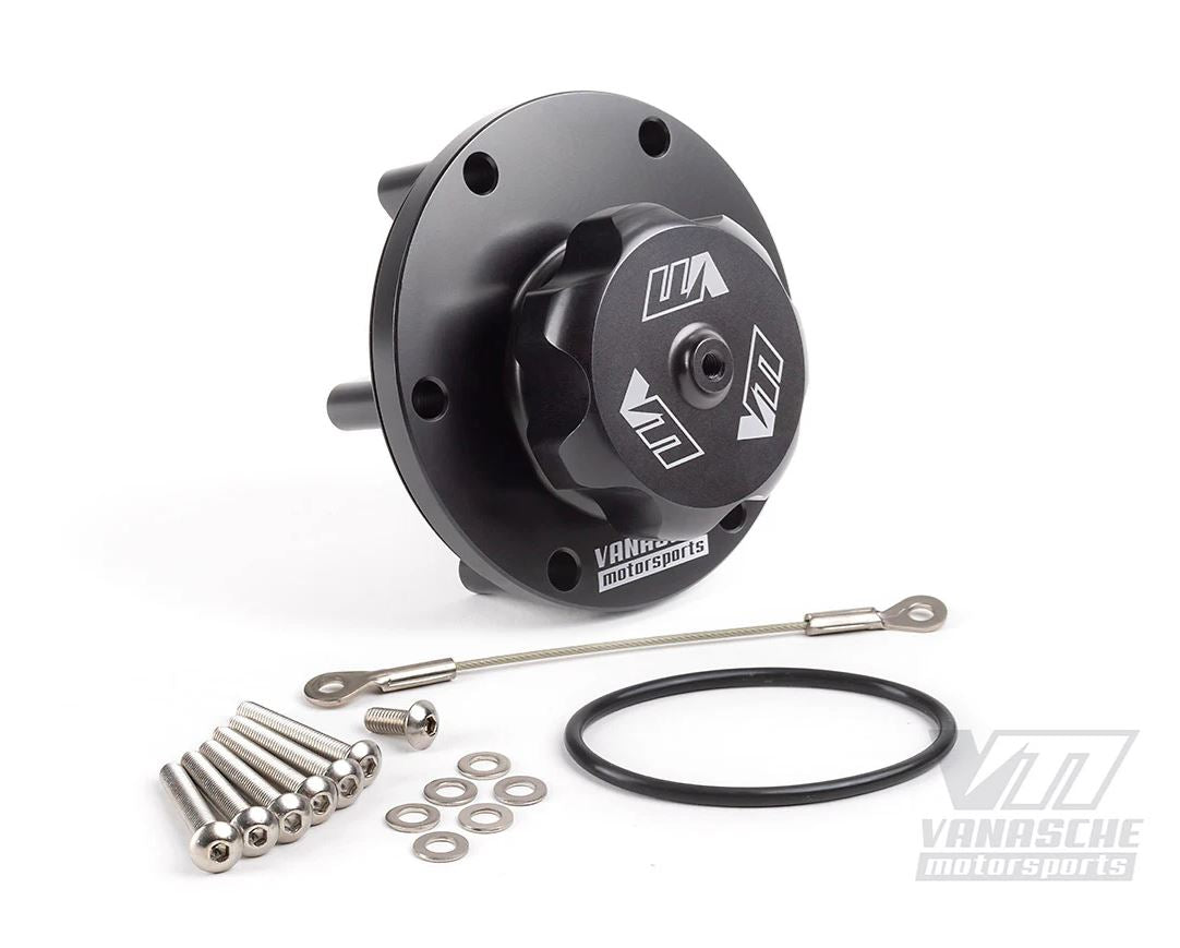 Vanasche Motorsports Aluminium fuel tank filler neck and cap suits KTM790/890 adv