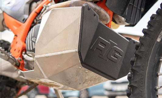 KTM EXC & Husqvarna FE MY24-25 Auxiliary 8ltr Fuel Tank Skid Plate