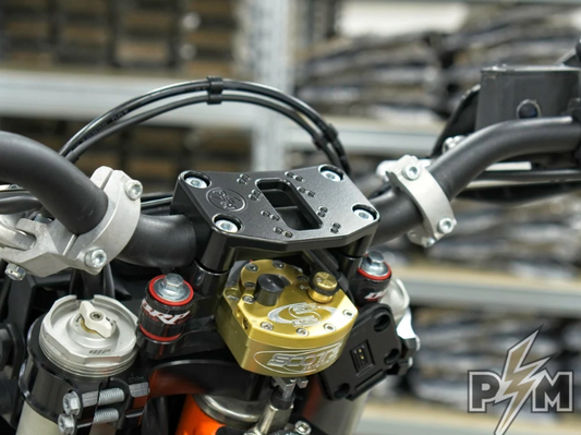Perun Moto UPPER HANDLEBAR CLAMP 38/40X90 AMPS (suits most GPS mounts)