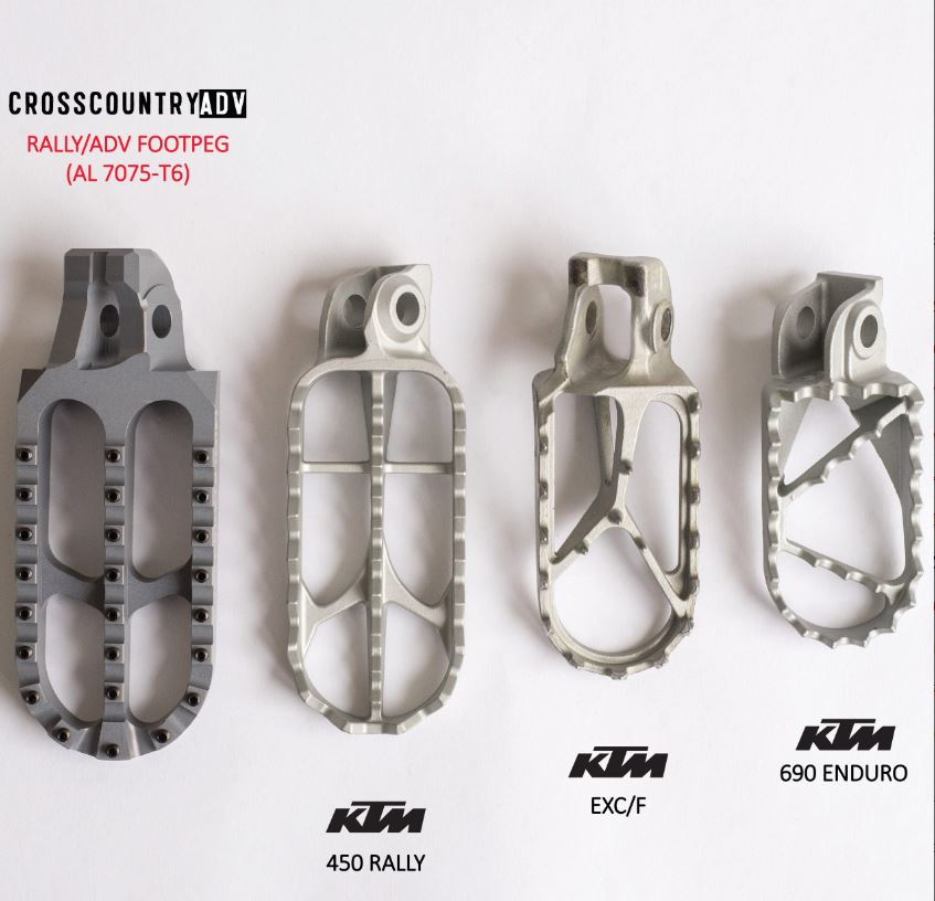 Ducati Desert X Oversize Adventure Foot Pegs
