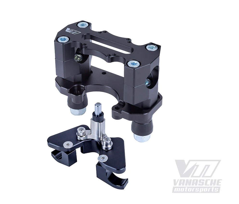 Vanasche Motorsports Bar Risers or steering damper mounts KTM690 2019+, Husky701 & GasGas 700