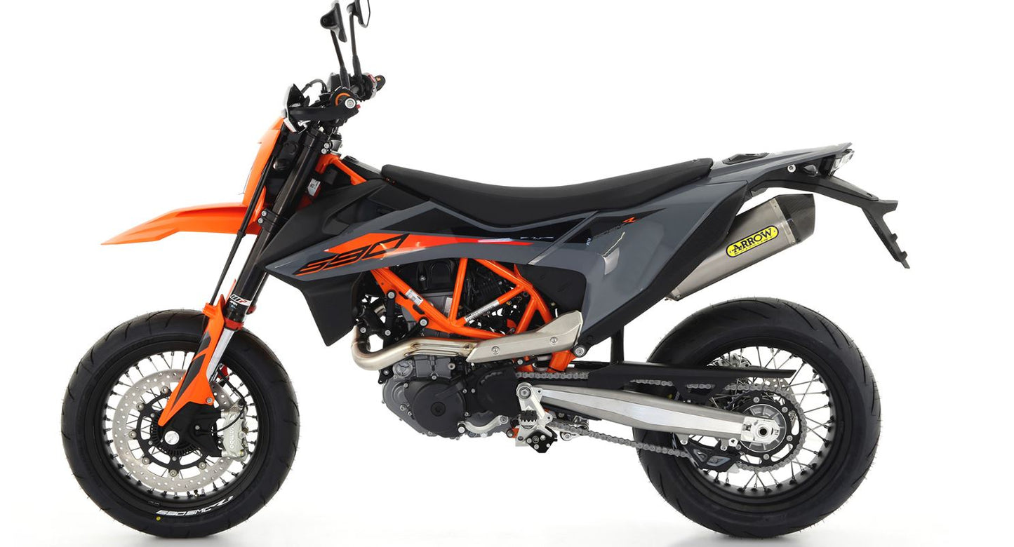 Arrow muffler with link pipe suits KTM690 up to 2019-2024 & GasGas 700