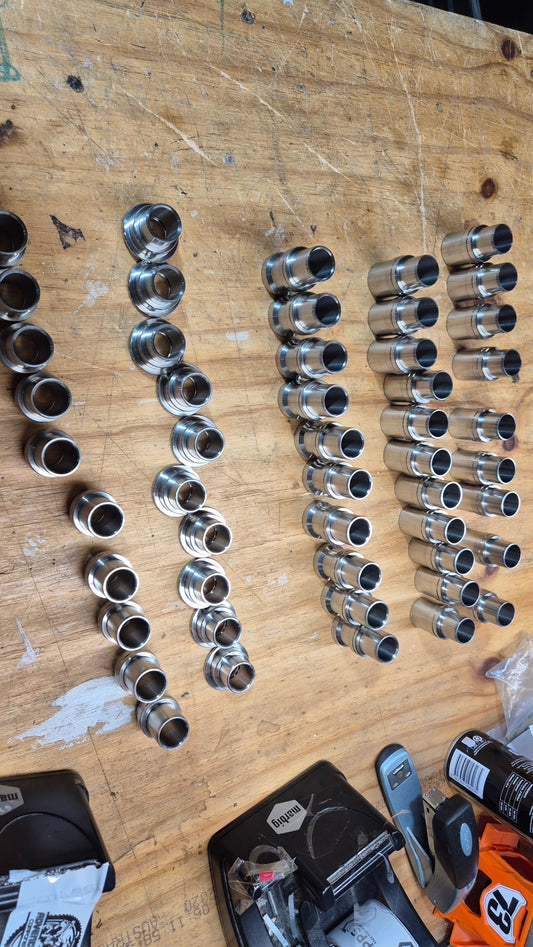 Yamaha Tenere T700 Fitted with Haan Wheel Set, Stainless Steel Wheel Spacer and Bearing Kit