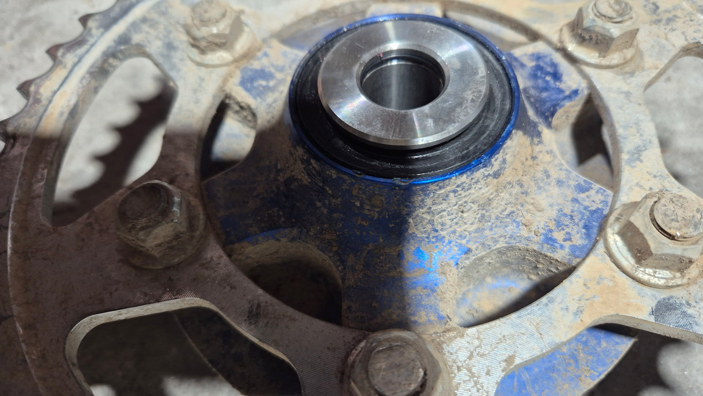 Yamaha Tenere T700 Fitted with Haan Wheel Set, Stainless Steel Wheel Spacer and Bearing Kit