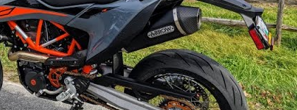 Arrow muffler with link pipe suits KTM690 up to 2019-2024 & GasGas 700