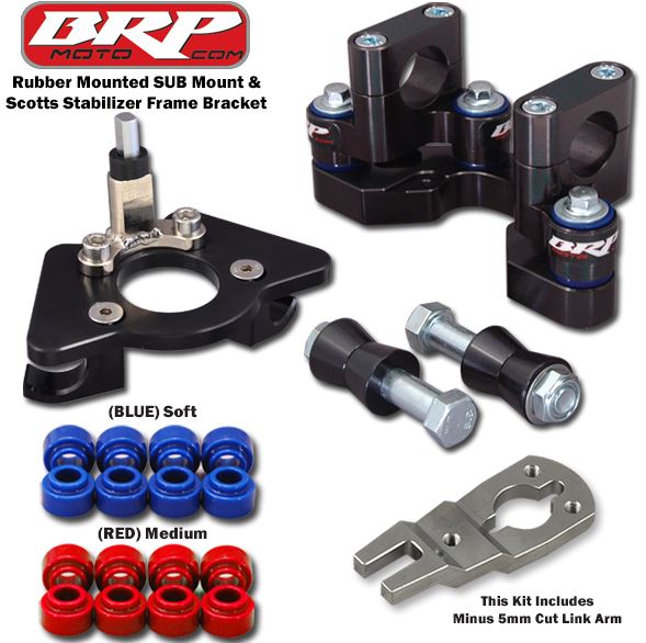 Husqvarna 701 2016-2024 ,KTM690 2019-2024 & GasGas700 Rubber Sub Mount / Tower BRP