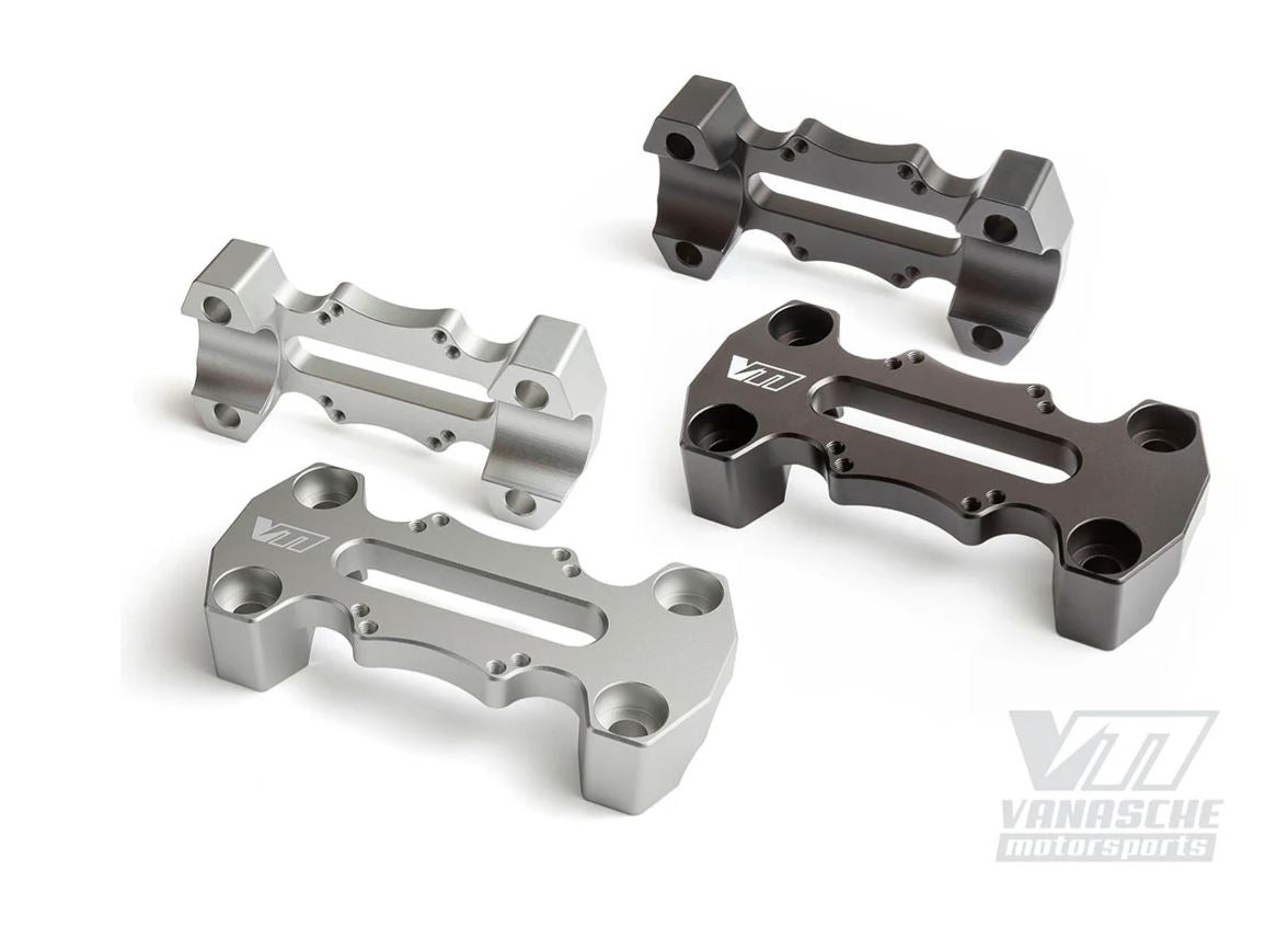 Handlebar Top Clamp with AMPs Pattern 38x90