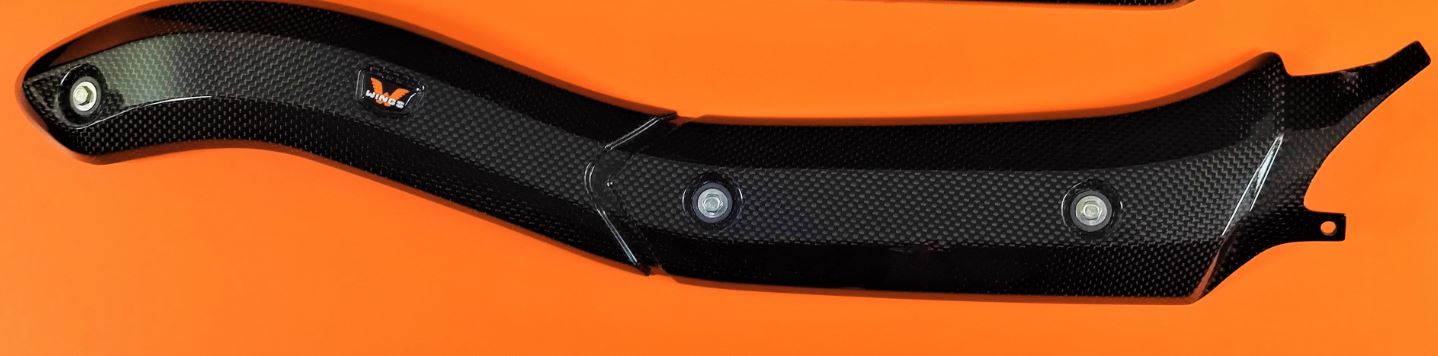Wings Long exhaust guard For KTM690 2019-2024