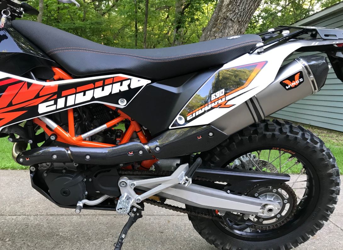 Wings Ti Muffler to suit KTM690 2008-2018