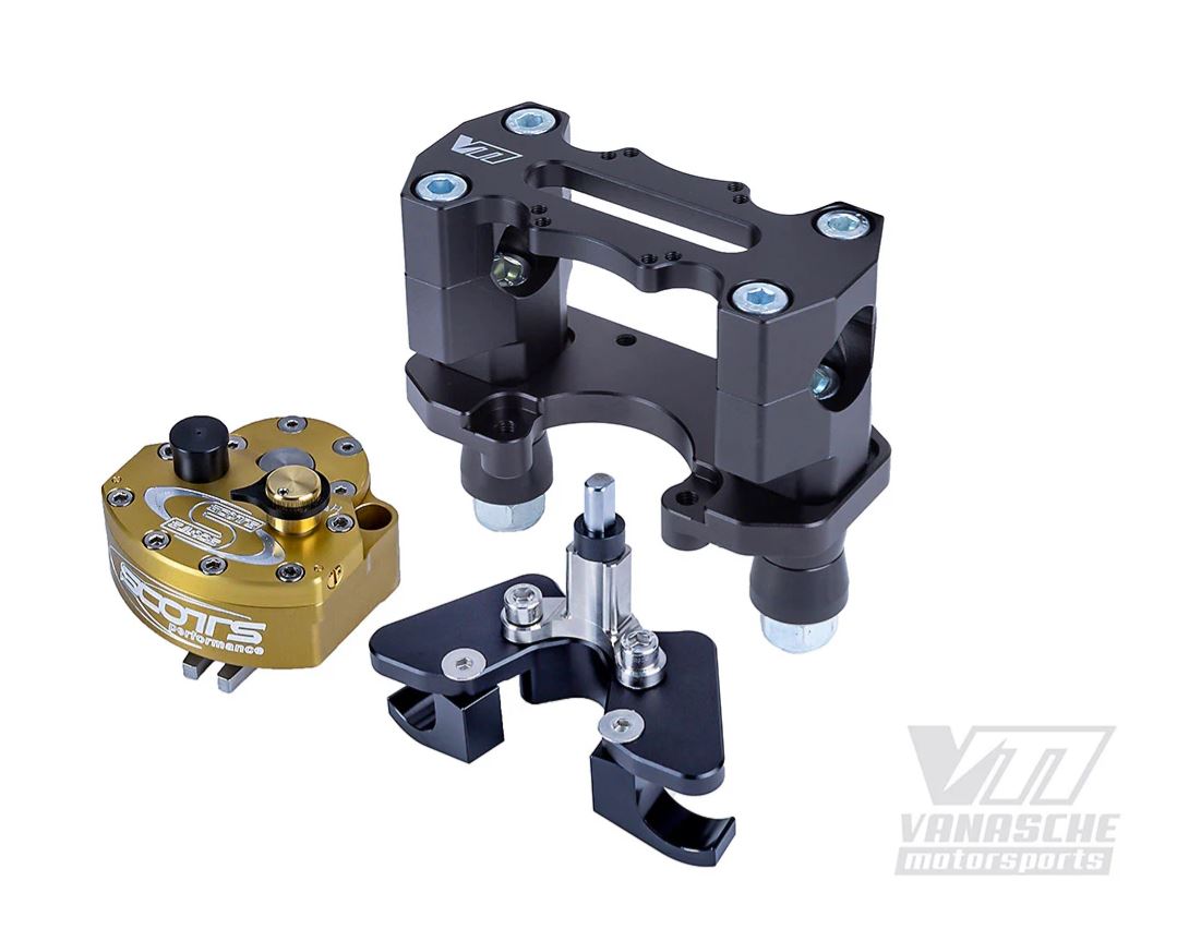 Vanasche Motorsports Bar Risers or steering damper mounts KTM690 2019+, Husky701 & GasGas 700