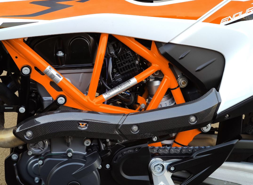 Wings Long exhaust guard For KTM690 2019-2024
