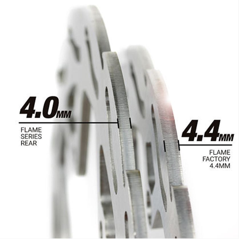 Rear Disc Flame cut 4.4mm KTM EXC, Husqvarna FE, TE