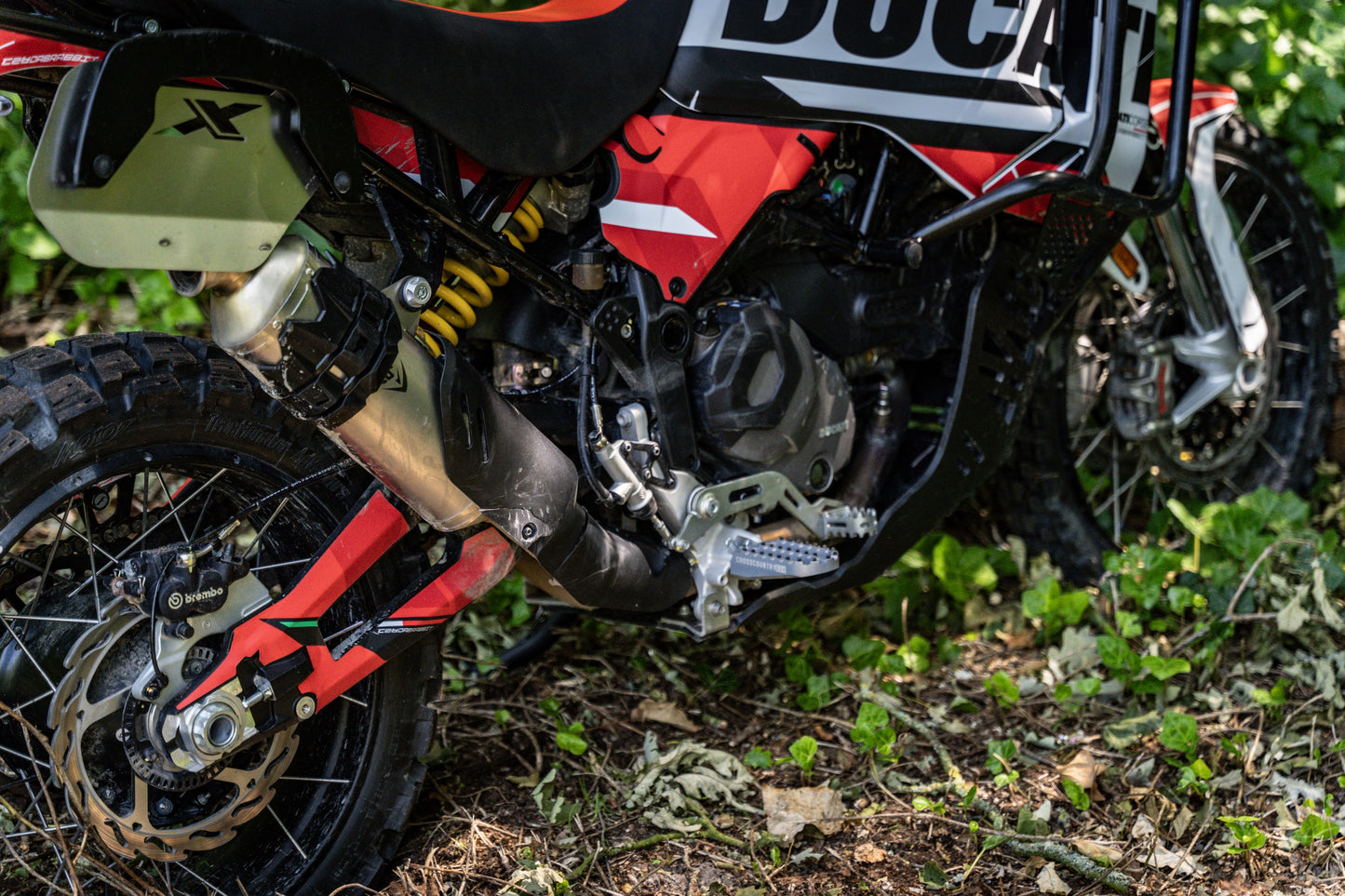 Ducati Desert X Oversize Adventure Foot Pegs
