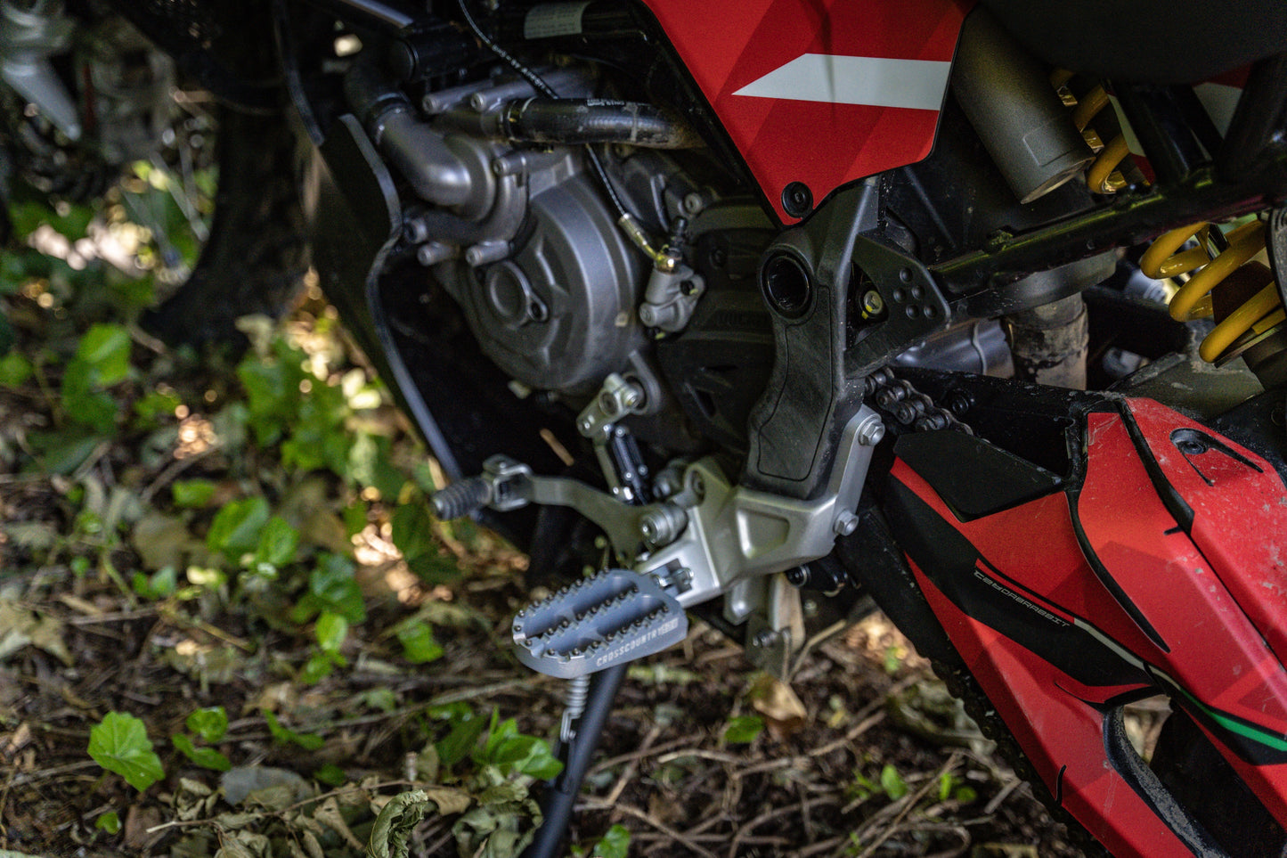 Ducati Desert X Oversize Adventure Foot Pegs