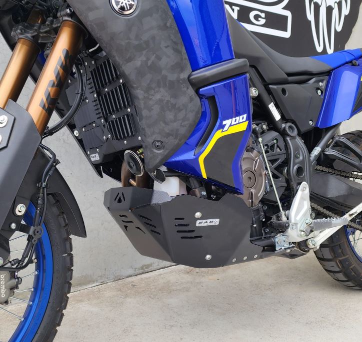 Bash Plate for Yamaha XT690/T700 Tenere 2023 Euro 5 WORLD RAID EDITION -fitted with factory crash bars