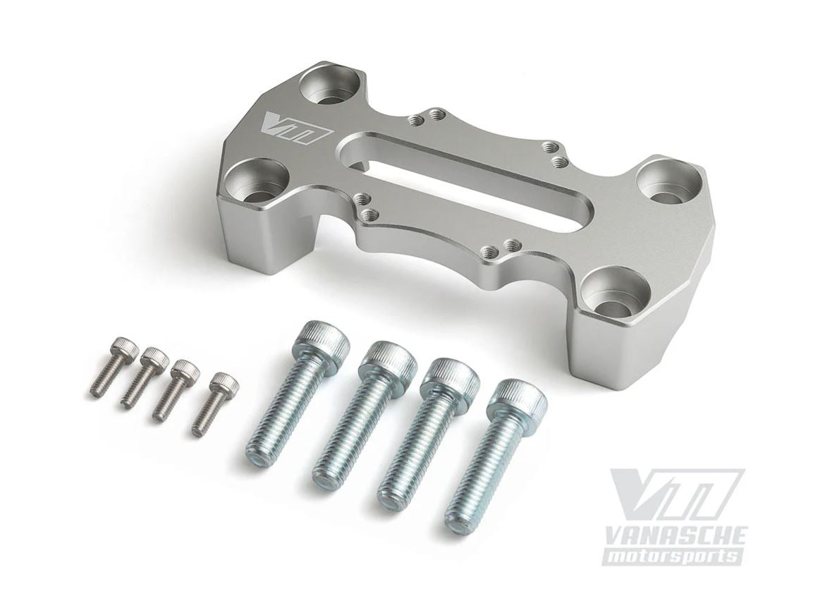 Handlebar Top Clamp with AMPs Pattern 38x90