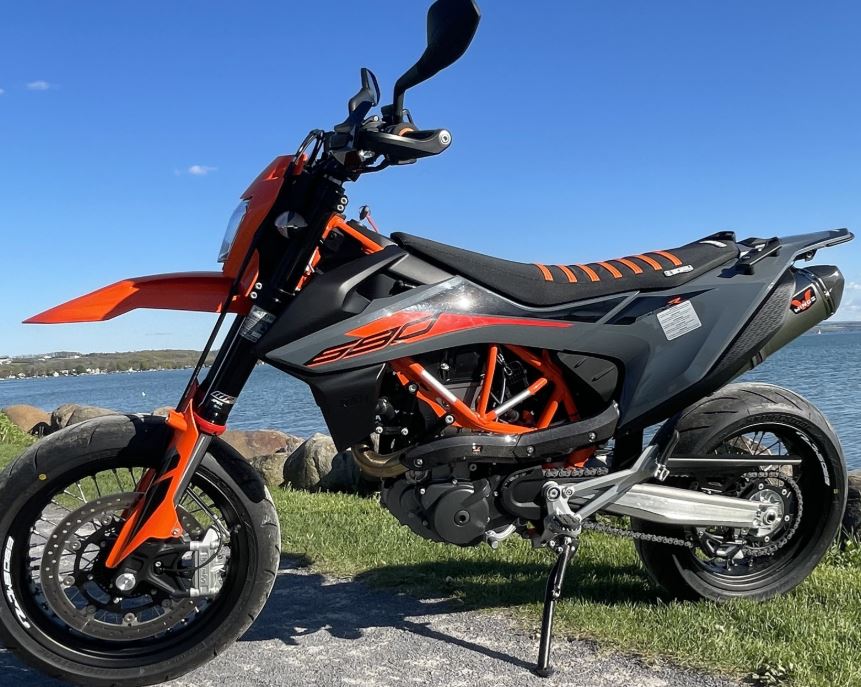 Wings Long exhaust guard For KTM690 2019-2024