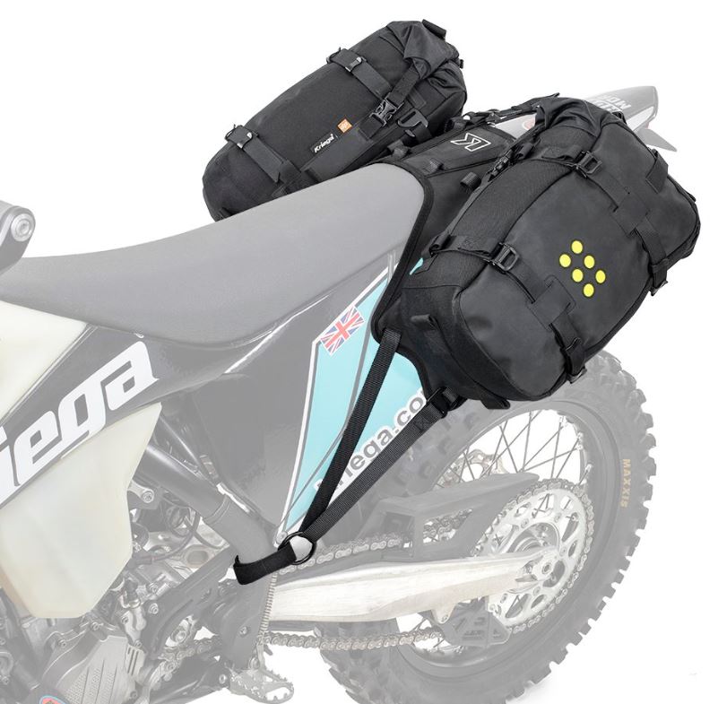 Kriega OS-BASE and Bags to suit Dirt bike Kit