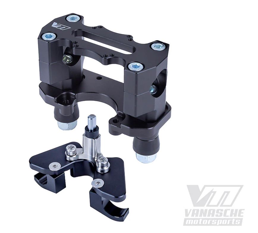 Vanasche Motorsports Bar Risers or steering damper mounts KTM690 2019+, Husky701 & GasGas 700